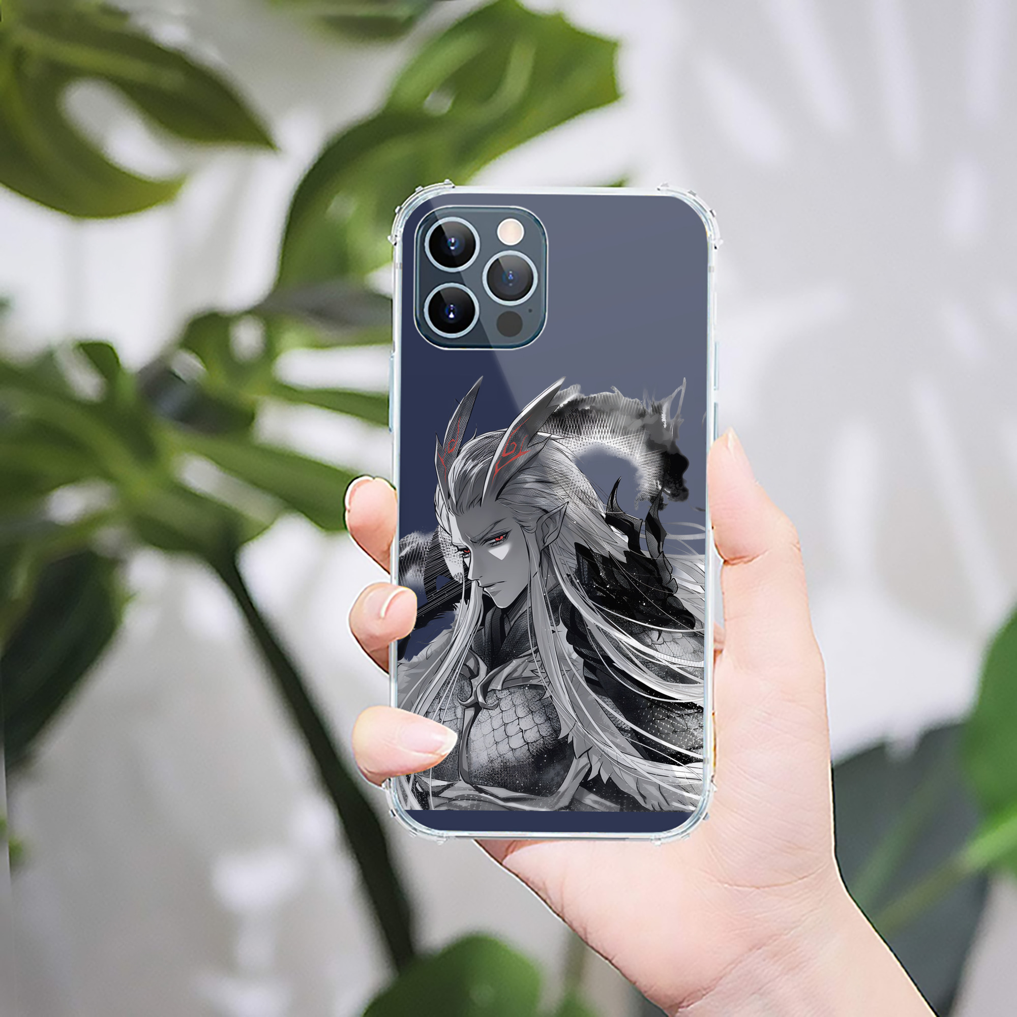 （画像用） Ne Zha 2 ナタ 魔童の大暴れ 【iPhone 12シリーズ対応】透明スマホケース（クリアソフトケース）